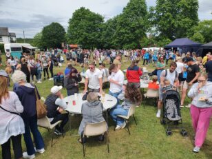 People enjoying themselves at Penn Family Fun Run