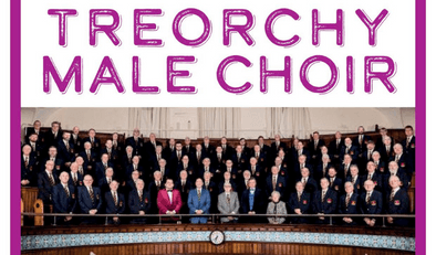 Large male choral group